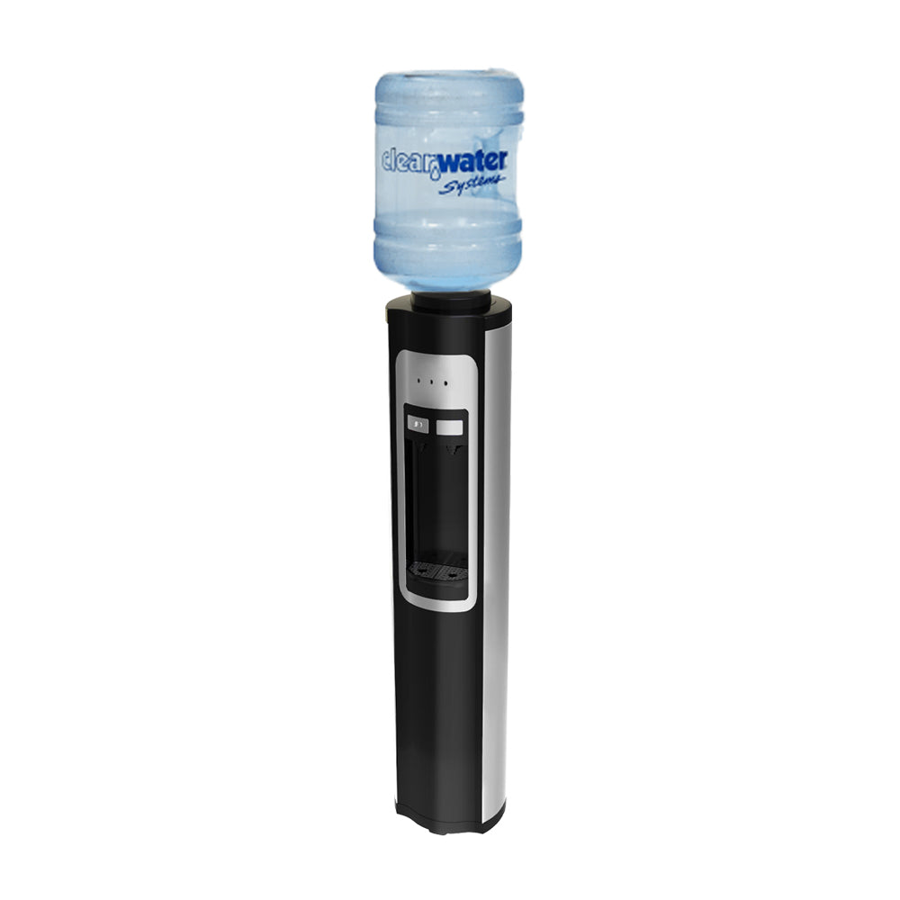 RCA Dispensador de Agua Fría/Caliente | Negro Plateado