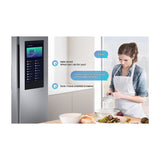 Samsung Refrigeradora Side By Side Digital Inverter | Family Hub | WiFi | Bluetooth | Dispensador de Agua y Hielo | 21.51p3