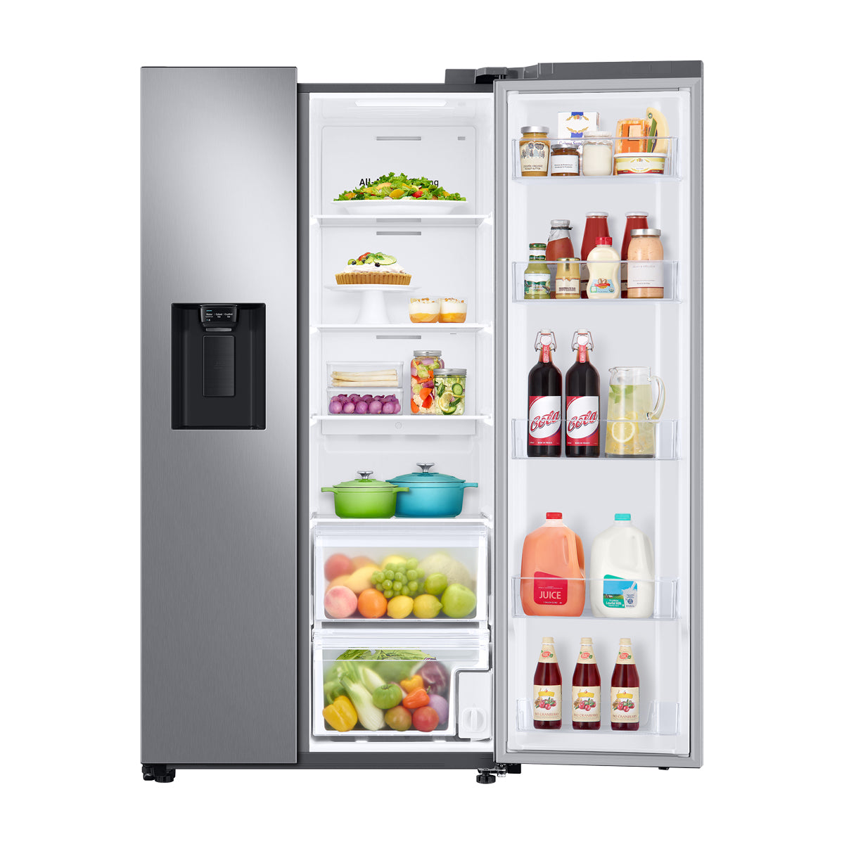 Samsung Refrigeradora Side By Side Digital Inverter | All-Around Cooling | SpaceMax | Dispensador de Agua y Hielo | 22.2p3