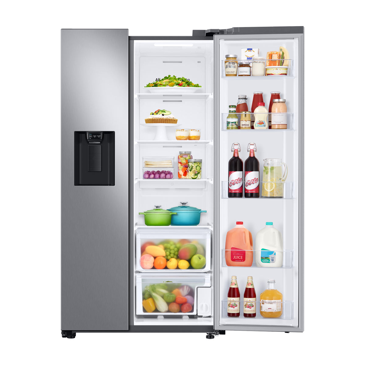 Samsung Refrigeradora Side By Side Digital Inverter | All-Around Cooling | SpaceMax | Dispensador de Agua y Hielo | 28.2p3