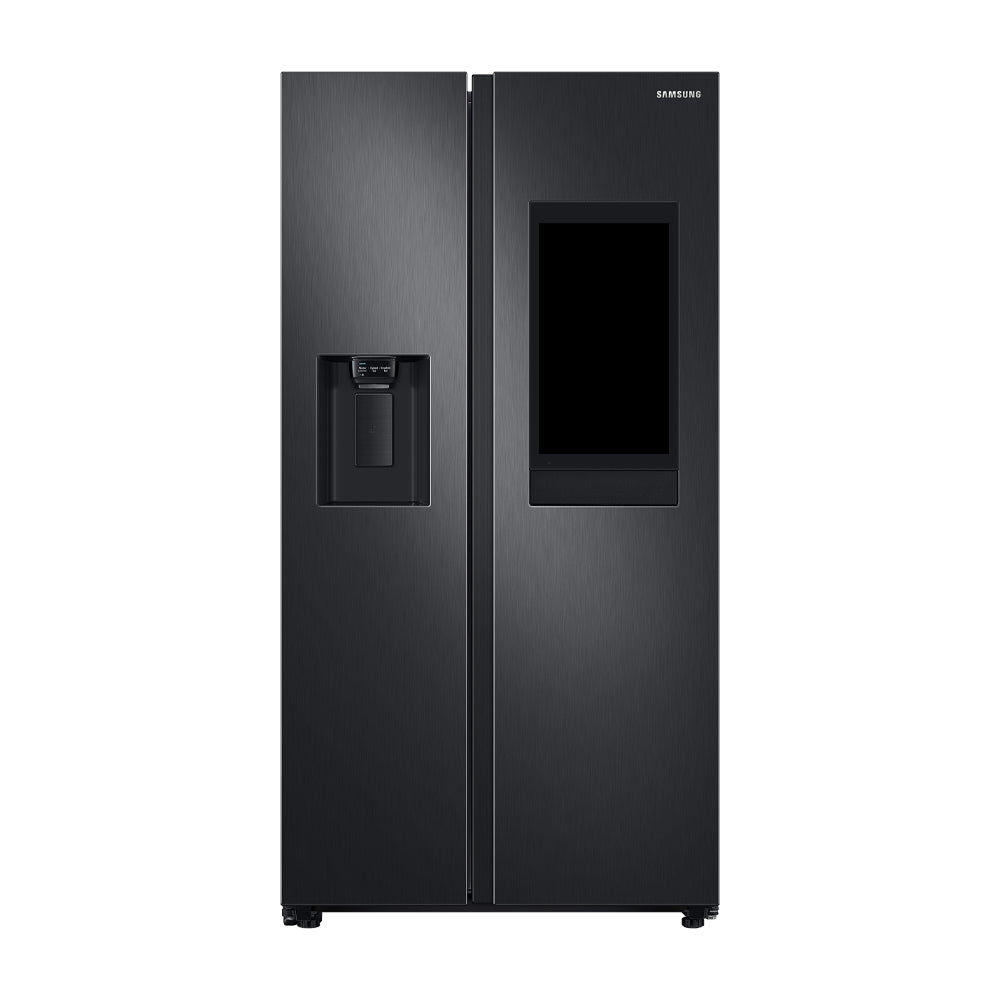 Samsung Refrigeradora Side By Side Digital Inverter | Family Hub | WiFi | Bluetooth | Dispensador de Agua y Hielo | 27p3 | Negro