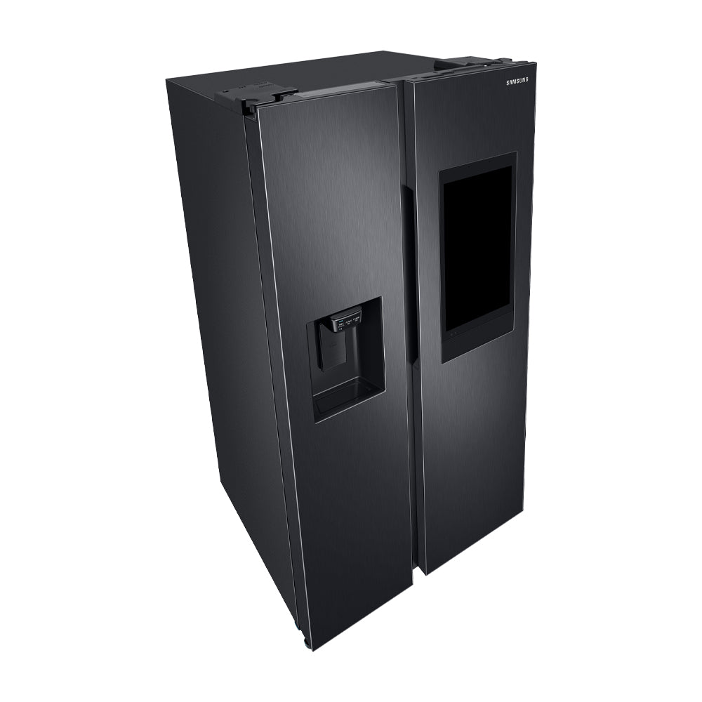 Samsung Refrigeradora Side By Side Digital Inverter | Family Hub | WiFi | Bluetooth | Dispensador de Agua y Hielo | 27p3 | Negro