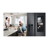 Samsung Refrigeradora Side By Side Digital Inverter | Family Hub | WiFi | Bluetooth | Dispensador de Agua y Hielo | 27p3 | Negro
