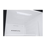 Samsung Refrigeradora Side By Side Digital Inverter | Family Hub | WiFi | Bluetooth | Dispensador de Agua y Hielo | 27p3 | Negro