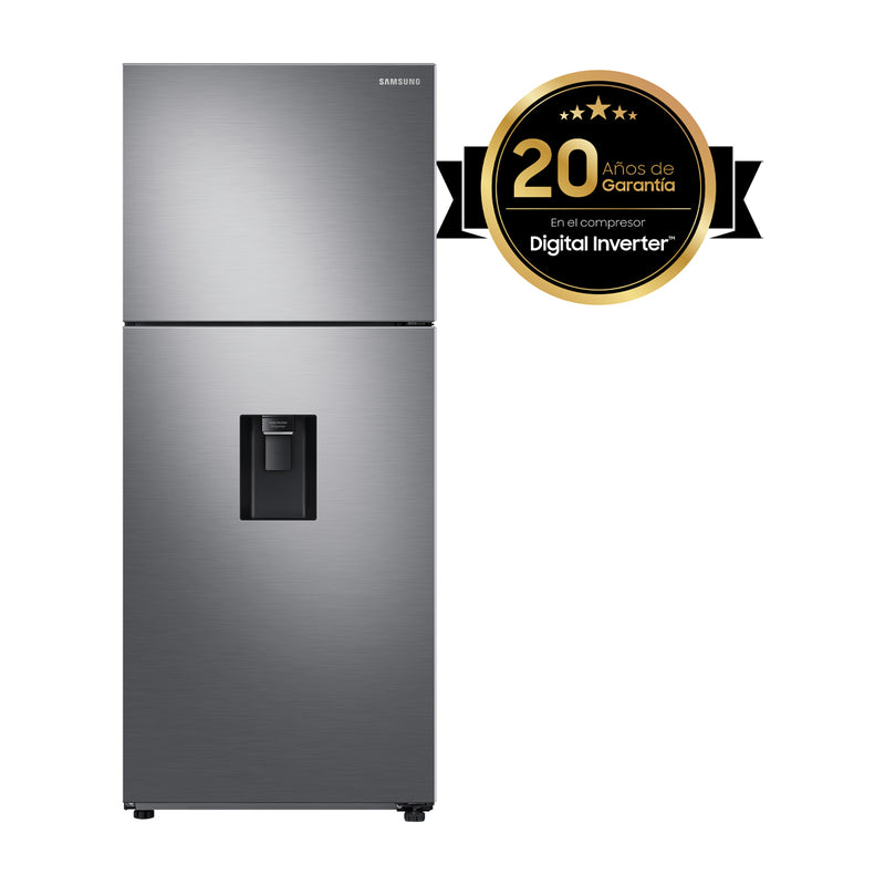 Samsung Refrigeradora Top Freezer Digital Inverter | All-Around Cooling | Space Max | Dispensador de Agua | 15.5p3
