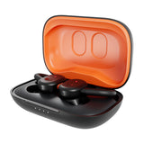 Skullcandy Push Active Audífonos Inalámbricos Bluetooth | Negro Naranja