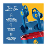 Skullcandy Indy Evo True Wireless Audífonos Inalámbricos Bluetooth | Azul