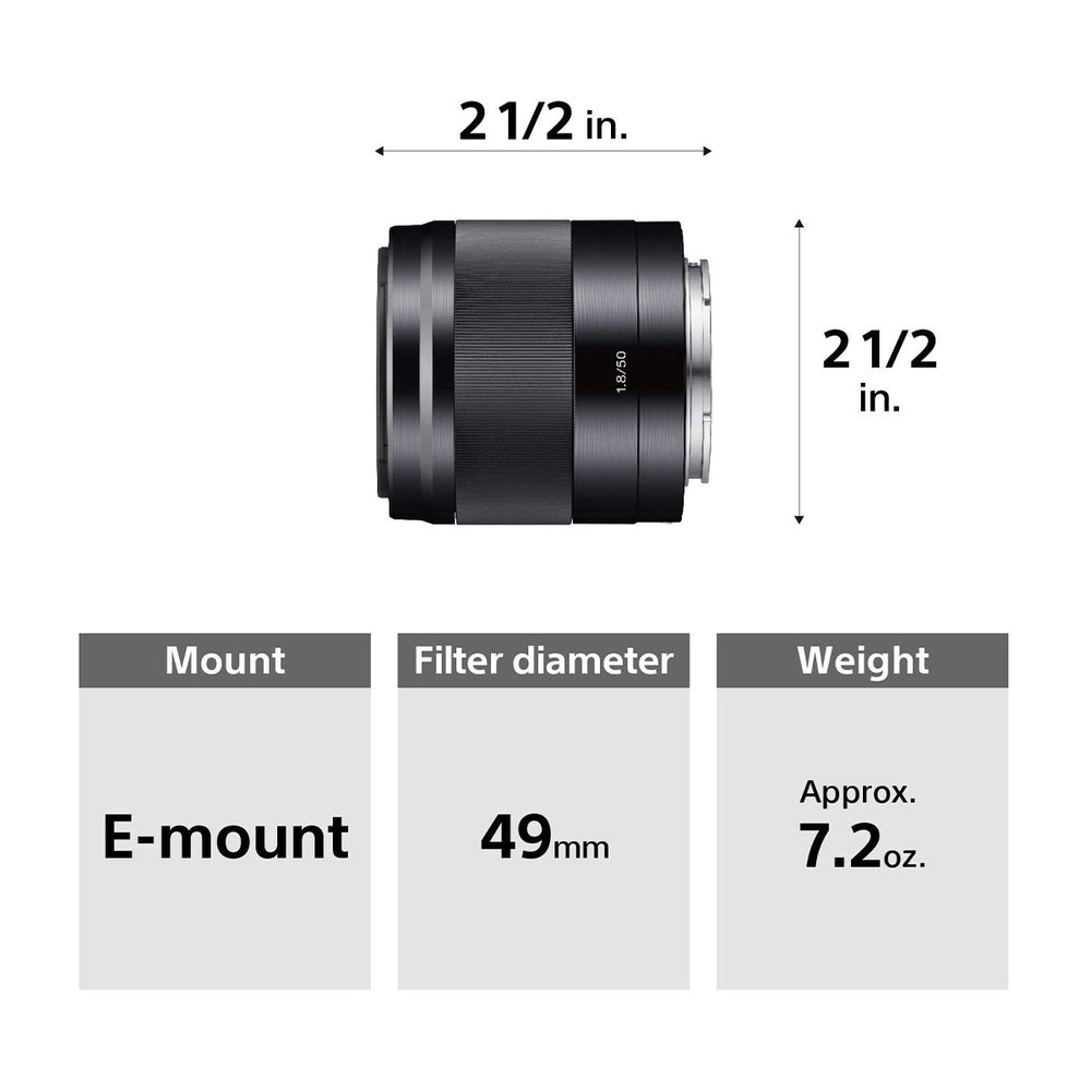 Sony Lente E 50mm f/1.8 OSS