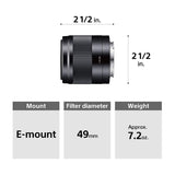 Sony Lente E 50mm f/1.8 OSS