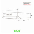 Drija Slim Touch 76 Extractor de Grasa | Tipo Compacto | Panel Táctil