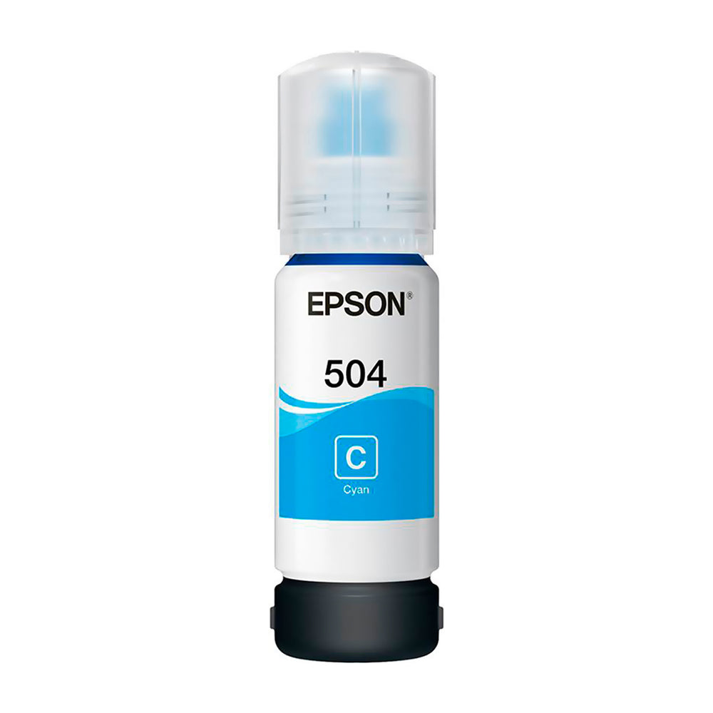 Epson T504 C Botella de Tinta | Cyan