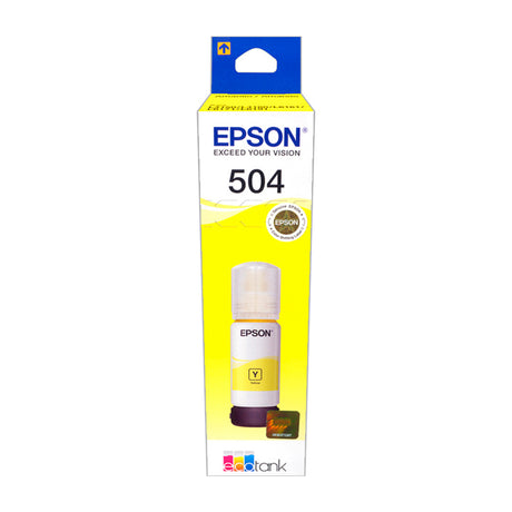 Epson T504 Y Botella de Tinta | Yellow