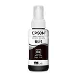 Epson T664 Bk Botella de Tinta | Negro