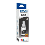 Epson T664 Bk Botella de Tinta | Negro