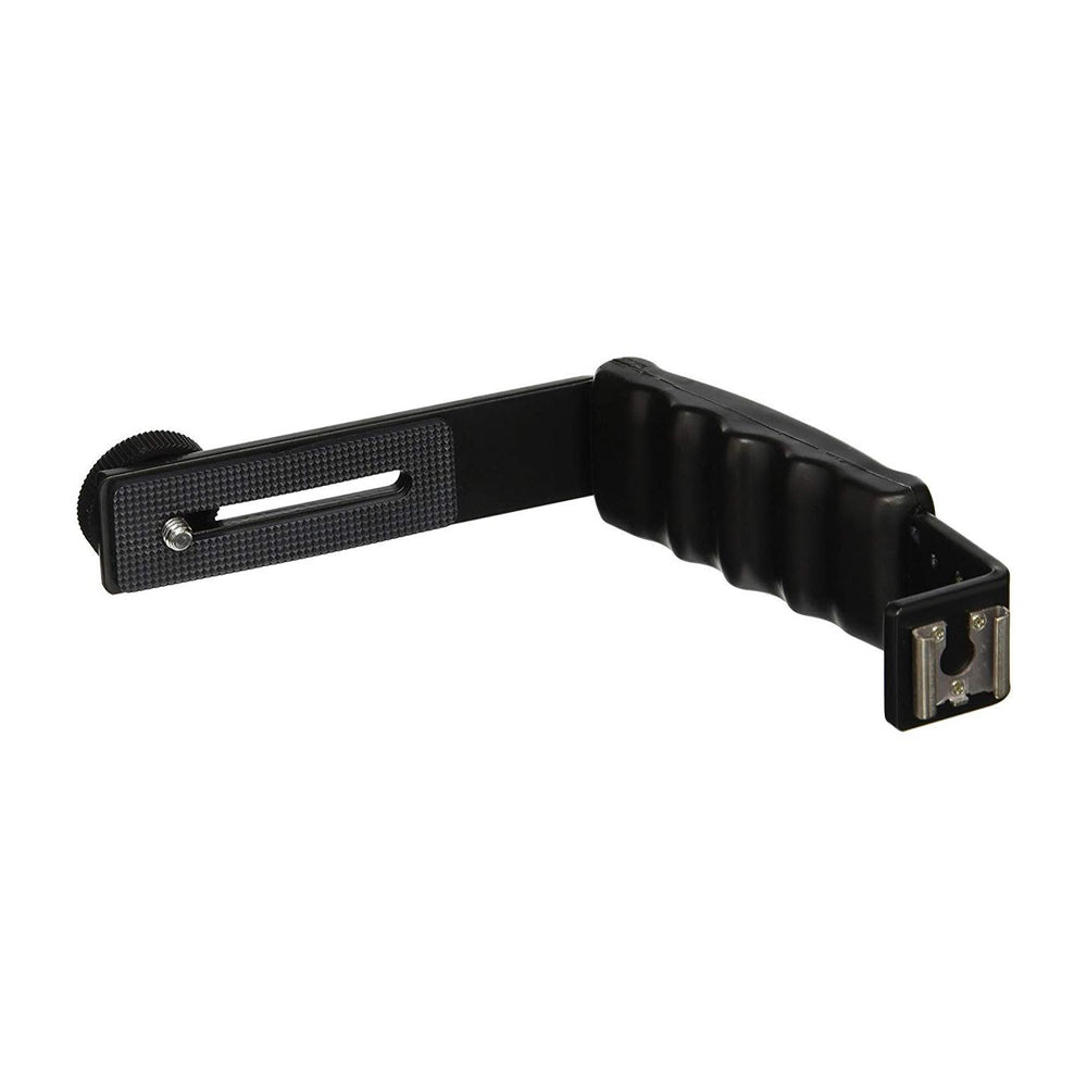 Bower Soporte/Bracket para Flash con Montura Dual | Posicionamiento Horizontal y Vertical