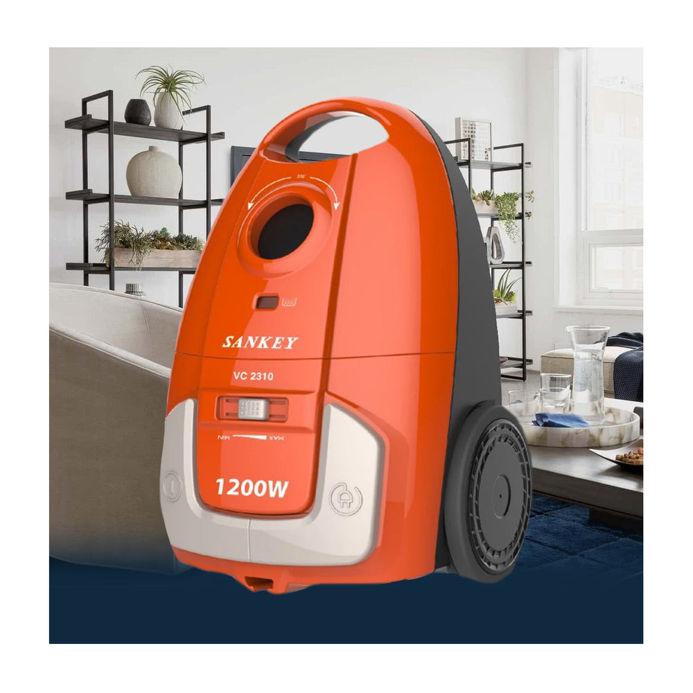 Sankey Aspiradora para Seco | Filtro de Hepa | Cordon Retractil | 1.5L | 1000W
