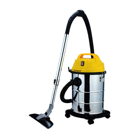 Sankey Aspiradora para Seco y Húmedo de 30L | Filtro de Tela | 1400W