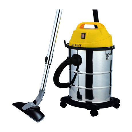 Sankey Aspiradora para Seco y Húmedo de 30L | Filtro de Tela | 1400W