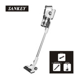 Sankey Aspiradora Inalámbrica Recargable | Sistema de Ciclón | Silencioso | Mango Ergométrico | Blanco