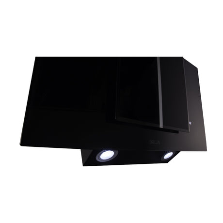 DRIJA Vetro 76 Extractor de Grasa | Tipo Chimenea | 3 Velocidades | Panel Táctil | Control Remoto | 2 Filtros de Carbón | 1 Filtro de Aluminio | 500m3/H