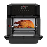 Instant Vortex Horno Freidora de Aire Digital 7-en-1 | 10QT | EvenCrisp | Puerta de Vidrio | Negro