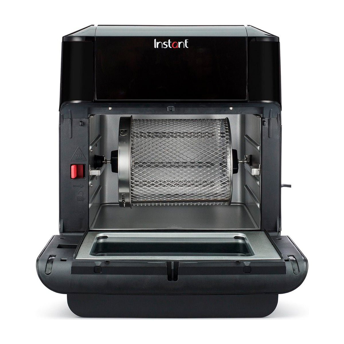 Instant Vortex Horno Freidora de Aire Digital 7-en-1 | 10QT | EvenCrisp | Puerta de Vidrio | Negro