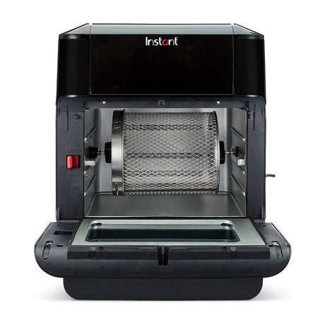 Instant Vortex Horno Freidora de Aire Digital 7-en-1 | 10QT | EvenCrisp | Puerta de Vidrio | Negro