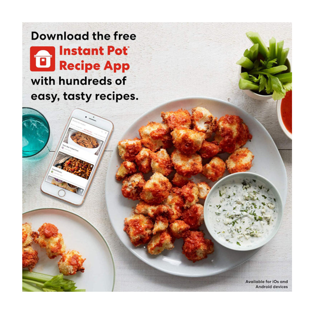 Instant Vortex Horno Freidora de Aire Digital 7-en-1 | 10QT | EvenCrisp | Puerta de Vidrio | Negro