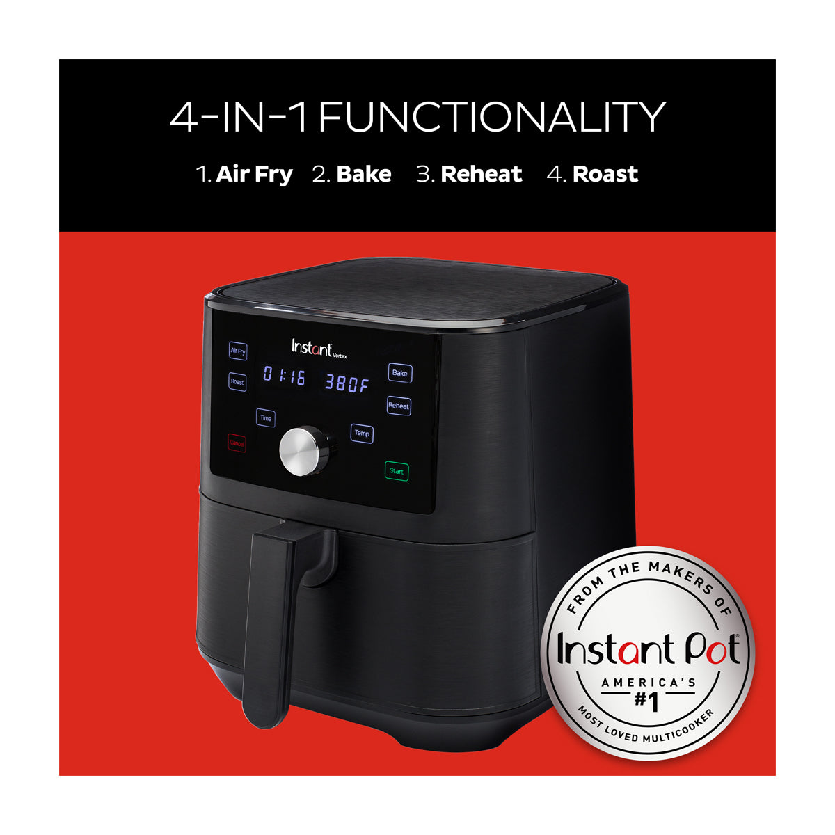 Instant Pot Fortex Freidora de Aire (Air Fry)