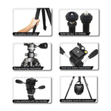 Bower Trípode Heavy Duty Professional de 65"