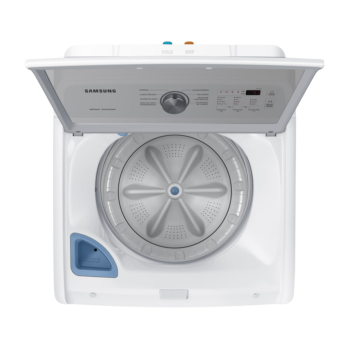 Samsung Combo Lavadora Automática y Secadora a Gas | Aqua Saving | 22kg | Blanco
