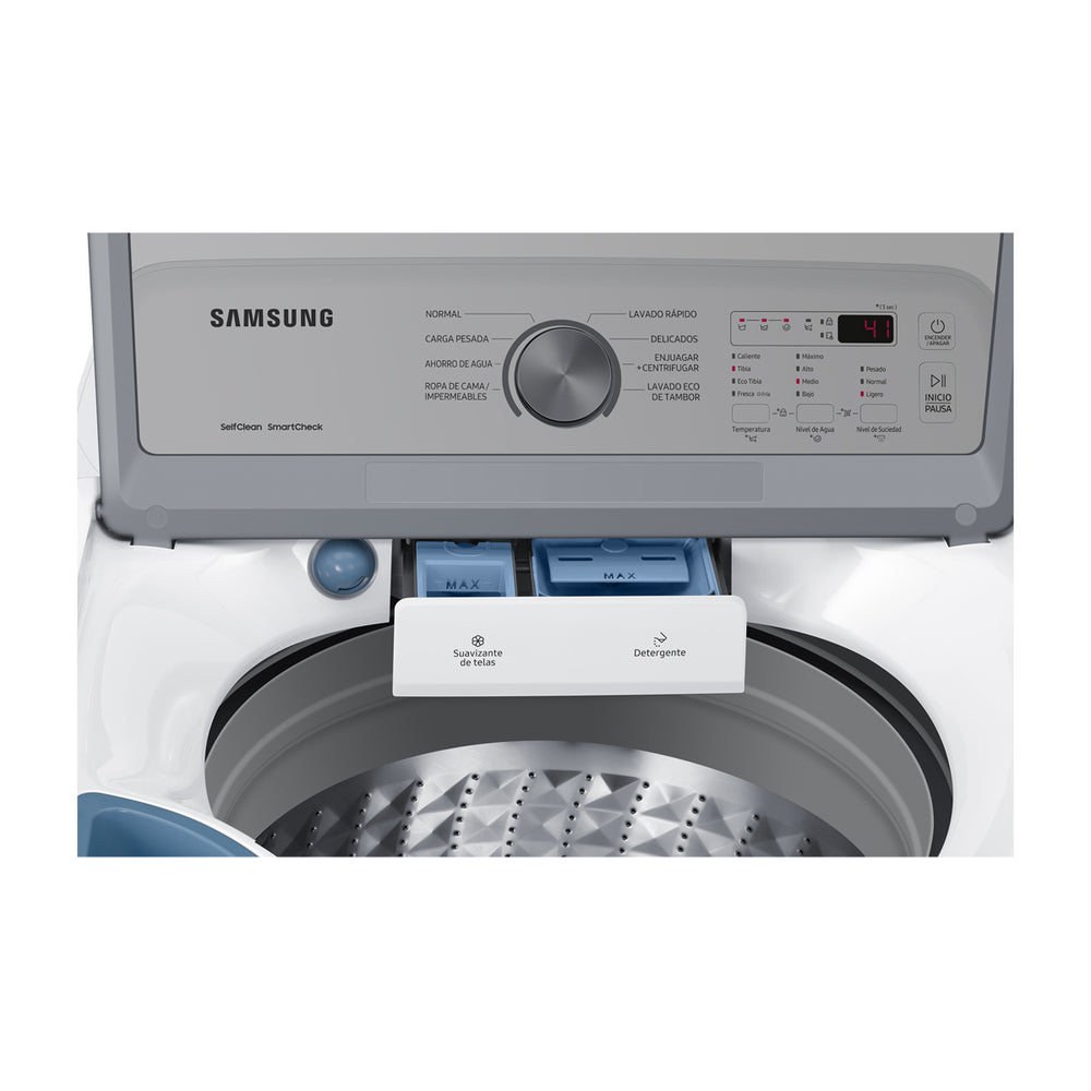 Samsung Combo Lavadora Automática y Secadora a Gas | Aqua Saving | 22kg | Blanco
