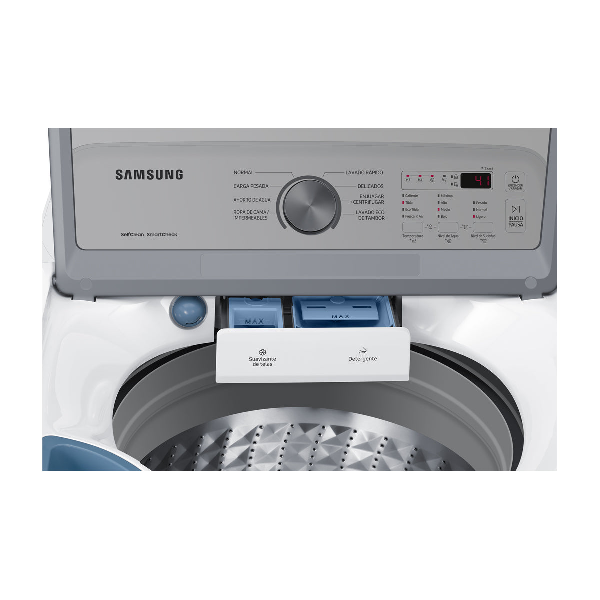 Samsung Combo Lavadora Automática y Secadora a Gas | Aqua Saving | 22kg | Blanco