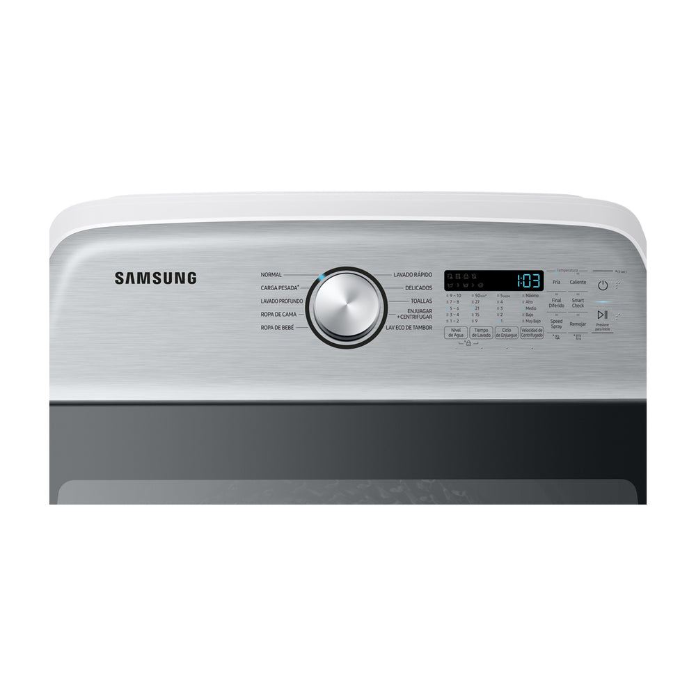 Samsung Lavadora Automática Digital Inverter de Carga Superior | BubbleStorm | Hygiene Steam | Heavy Duty+ | VRT | 22kg