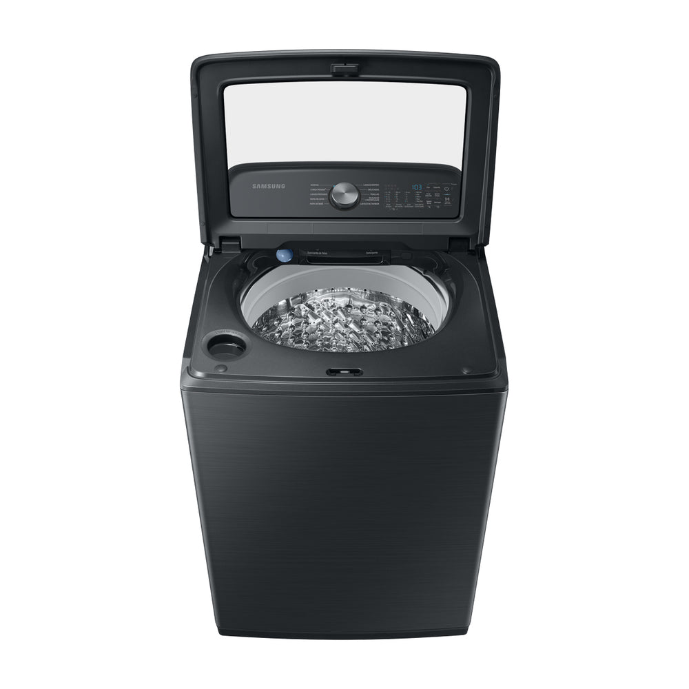 Samsung Lavadora Automática Digital Inverter de Carga Superior | BubbleStorm | Hygiene Steam | Heavy Duty+ | VRT | 24kg | Negro