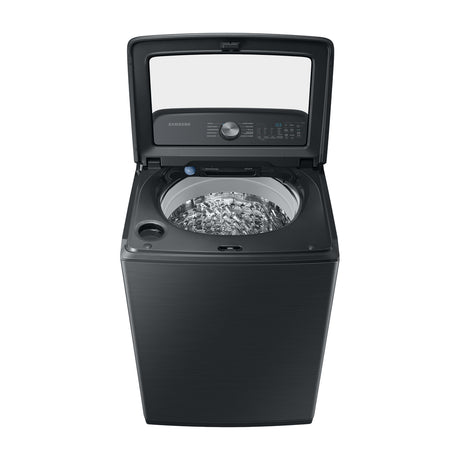 Samsung Lavadora Automática Digital Inverter de Carga Superior | BubbleStorm | Hygiene Steam | Heavy Duty+ | VRT | 24kg | Negro