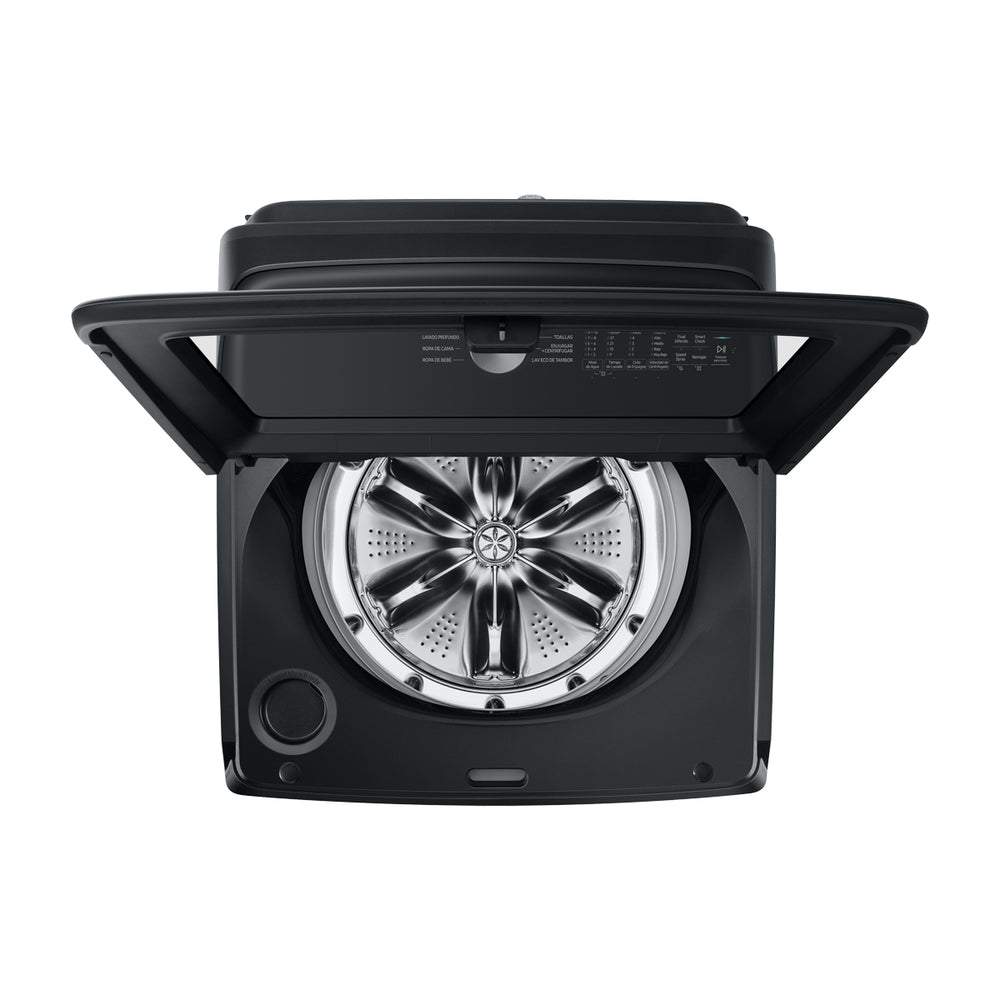 Samsung Lavadora Automática Digital Inverter de Carga Superior | BubbleStorm | Hygiene Steam | Heavy Duty+ | VRT | 24kg | Negro