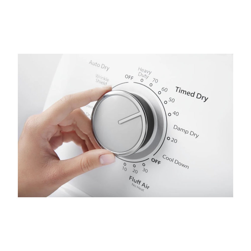 Whirlpool Secadora Eléctrica de Carga Frontal | Auto Dry | 12 Ciclos | Antiarrugas | 21kg