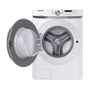 Samsung Combo Lavadora Automática y Secadora a Gas Digital Inverter de Carga Frontal | VRT Plus | 20kg | Blanco