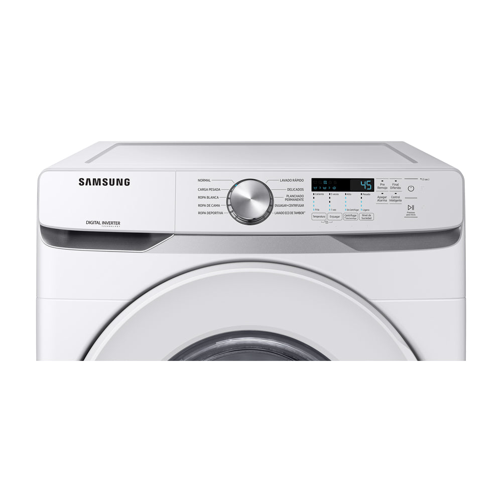Samsung Combo Lavadora Automática y Secadora a Gas Digital Inverter de Carga Frontal | VRT Plus | 20kg | Blanco