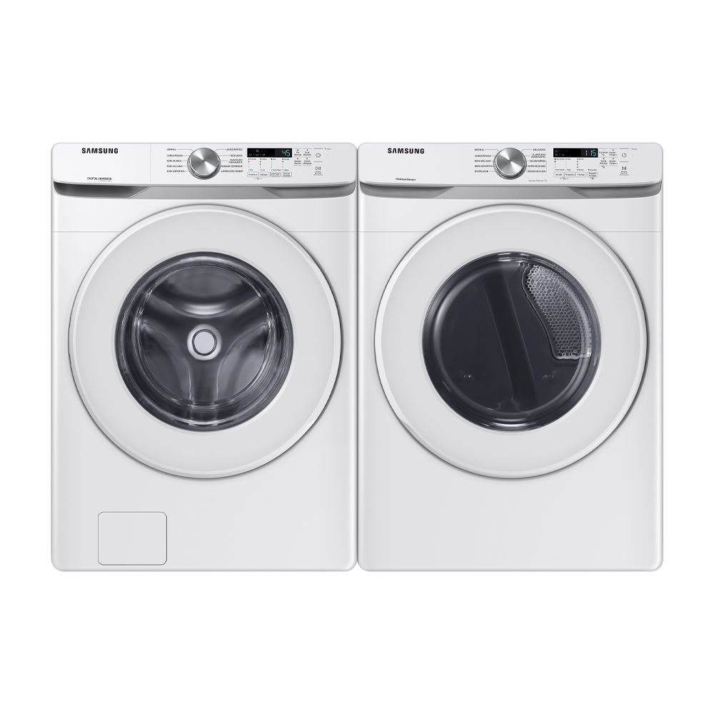 Samsung Combo Lavadora Automática y Secadora Eléctrica Digital Inverter de Carga Frontal | VRT Plus | 20kg | Blanco / Modelo 2020/21