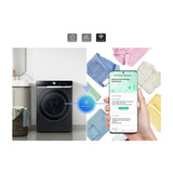Samsung Combo Lavadora Automática Digital Inverter y Secadora a Gas de Carga Frontal | OptiWash | MultiControl | AI Control | VRT Plus | 24kg | Negro