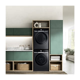 Samsung Combo Lavadora Automática Digital Inverter y Secadora a Gas de Carga Frontal | OptiWash | MultiControl | AI Control | VRT Plus | 24kg | Negro