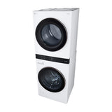 LG WashTower Torre de Lavado a Gas Inverter Direct Drive de Carga Frontal | AI DD | AI Sensor Dry | AI ThinQ | 22kg | Blanco