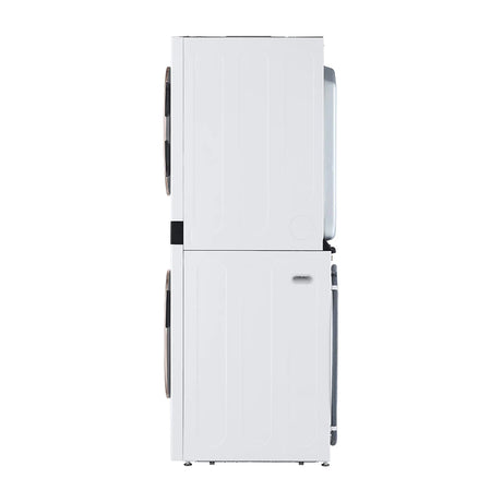 LG WashTower Torre de Lavado a Gas Inverter Direct Drive de Carga Frontal | AI DD | AI Sensor Dry | AI ThinQ | 22kg | Blanco