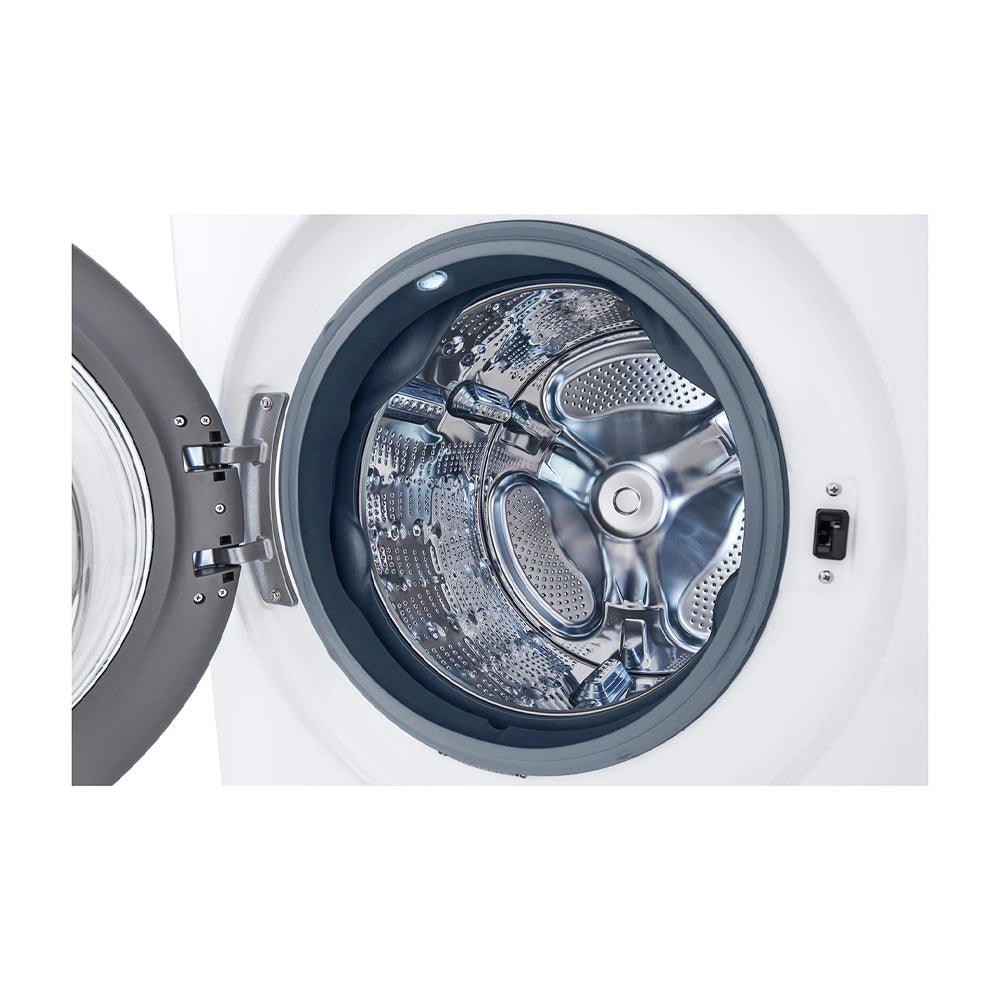LG WashTower Torre de Lavado a Gas Inverter Direct Drive de Carga Frontal | AI DD | AI Sensor Dry | AI ThinQ | 22kg | Blanco