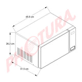 Whirlpool Microondas de 700W | 0.7p3 | Blanco