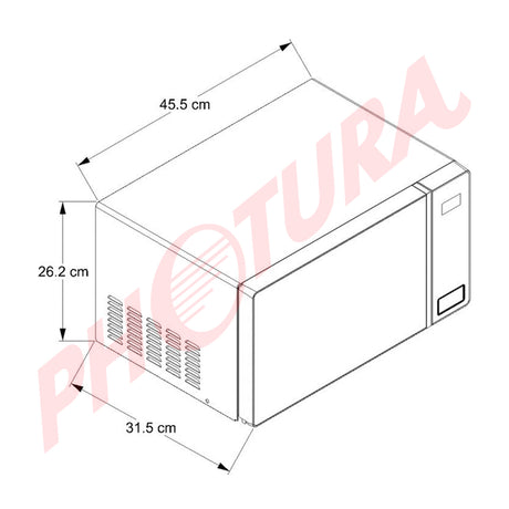 Whirlpool Microondas de 700W | 0.7p3 | Blanco