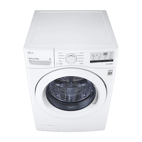 LG Combo Lavadora Automatica Inverter Direct Drive y Secadora a Gas de Carga Frontal | 6 Motion DD | 20kg | Blanco