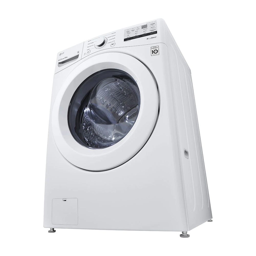 LG Combo Lavadora Automatica Inverter Direct Drive y Secadora a Gas de Carga Frontal | 6 Motion DD | 20kg | Blanco